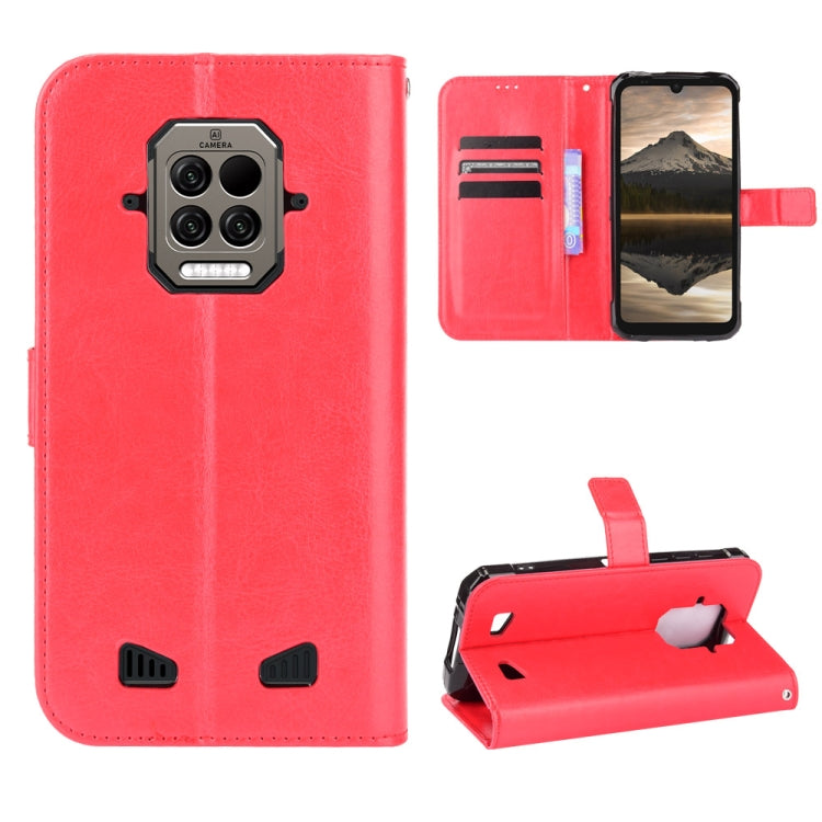 For Doogee S86 / S86 Pro Crazy Horse Texture Horizontal Flip Leather Case with Holder & Card Slots & Lanyard(Red) - More Brand by PMC TechLife | Online Shopping South Africa | PMC TechLife | Buy Now Pay Later Mobicred
