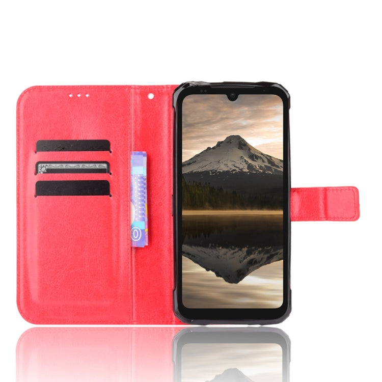 For Doogee S86 / S86 Pro Crazy Horse Texture Horizontal Flip Leather Case with Holder & Card Slots & Lanyard(Red) - More Brand by PMC TechLife | Online Shopping South Africa | PMC TechLife | Buy Now Pay Later Mobicred