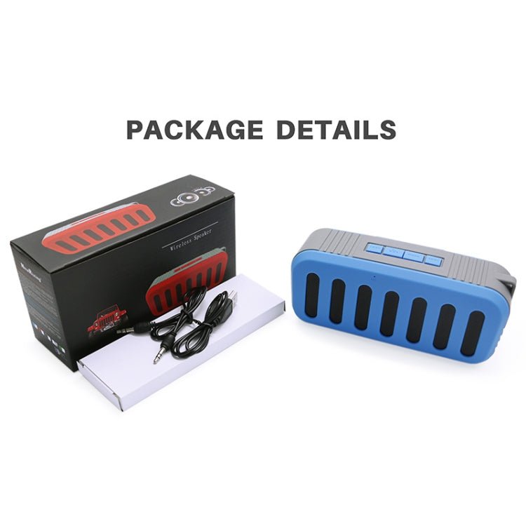NewRixing NR-2013 TWS Car Exhaust Duct-shaped Bluetooth Speaker(Black)