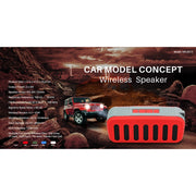 NewRixing NR-2013 TWS Car Exhaust Duct-shaped Bluetooth Speaker(Black)