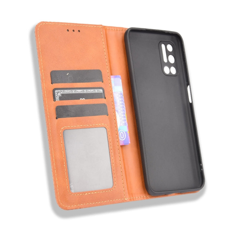 For Doogee N40 Pro Magnetic Buckle Retro Pattern Horizontal Flip Leather Case with Holder & Card Slot & Wallet(Brown) - More Brand by PMC TechLife | Online Shopping South Africa | PMC TechLife | Buy Now Pay Later Mobicred