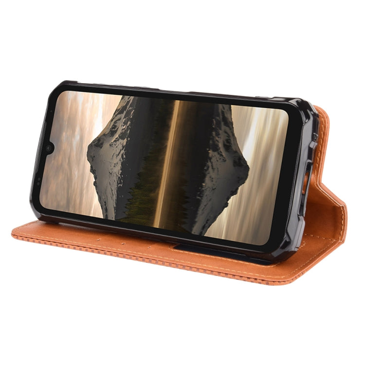 For Doogee S86 / S86 Pro Magnetic Buckle Retro Pattern Horizontal Flip Leather Case with Holder & Card Slot & Wallet(Brown) - More Brand by PMC TechLife | Online Shopping South Africa | PMC TechLife | Buy Now Pay Later Mobicred