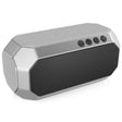 NewRixing NR-4000 TWS Mesh Polygon Music Box Concept Bluetooth Speaker(Silver) - free shipping - PMC TechLife - Order now!