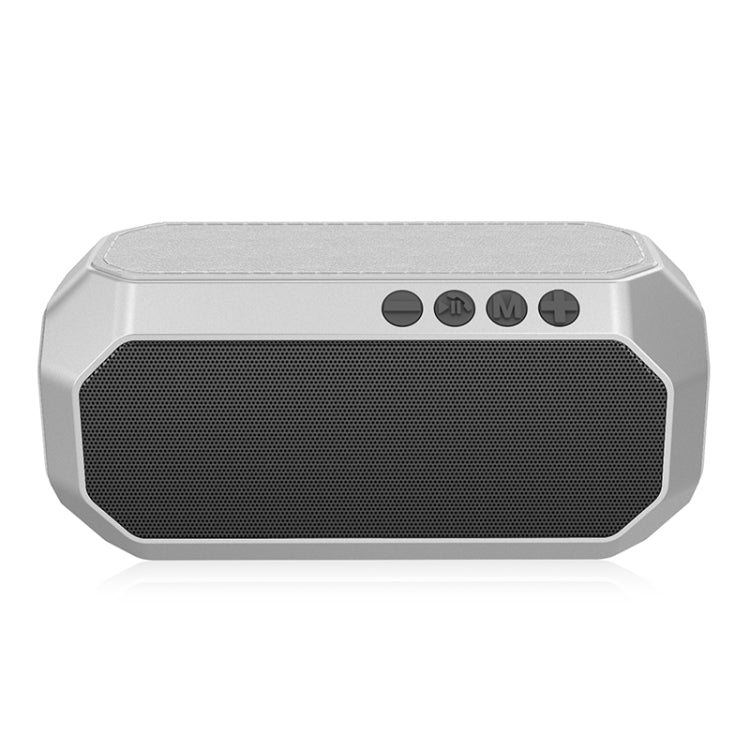 NewRixing NR-4000 TWS Mesh Polygon Music Box Concept Bluetooth Speaker(Silver) - free shipping - PMC Jewellery - Order now!