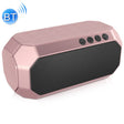NewRixing NR-4000 TWS Mesh Polygon Music Box Concept Bluetooth Speaker(Rose Gold) - Desktop Speaker by NewRixing | Online Shopping South Africa | PMC TechLife | Buy Now Pay Later Mobicred