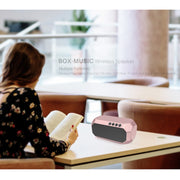 NewRixing NR-4000 TWS Mesh Polygon Music Box Concept Bluetooth Speaker(Iron Grey)