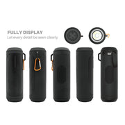 NewRixing NR-4016A TWS Outdoor Splashproof Bluetooth Speaker with Carabiner Handle & SOS Flashlight(Black)