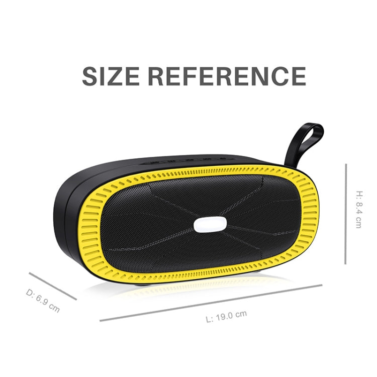 NewRixing NR-4022 TWS Two-color Bluetooth Speaker with Handle(Black)