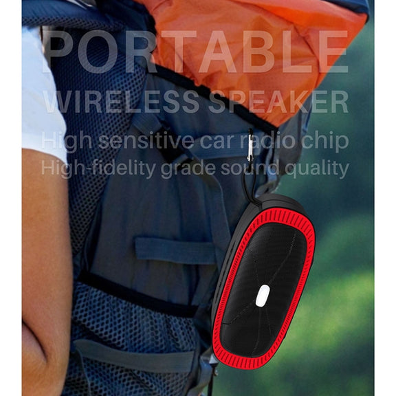 NewRixing NR-4022 TWS Two-color Bluetooth Speaker with Handle(Black)