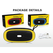 NewRixing NR-4022 TWS Two-color Bluetooth Speaker with Handle(Yellow)