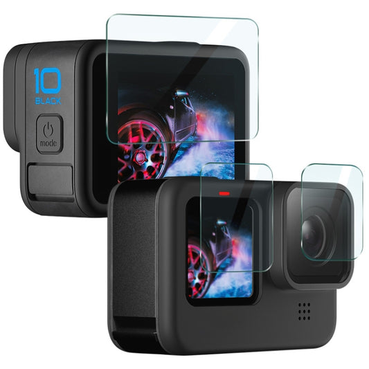 For GoPro HERO10 Black IMAK 3 in 1 Camera Lens and Screen Tempered Glass Film - Protective Film by imak | Online Shopping South Africa | PMC Jewellery | Buy Now Pay Later Mobicred