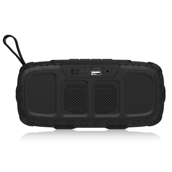 NewRixing NR-5018 Outdoor Portable Bluetooth Speaker, Support Hands-free Call / TF Card / FM / U Disk(Black)