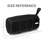 NewRixing NR-5018 Outdoor Portable Bluetooth Speaker, Support Hands-free Call / TF Card / FM / U Disk(Black)