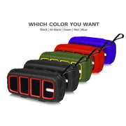 NewRixing NR-5018 Outdoor Portable Bluetooth Speaker, Support Hands-free Call / TF Card / FM / U Disk(Black)