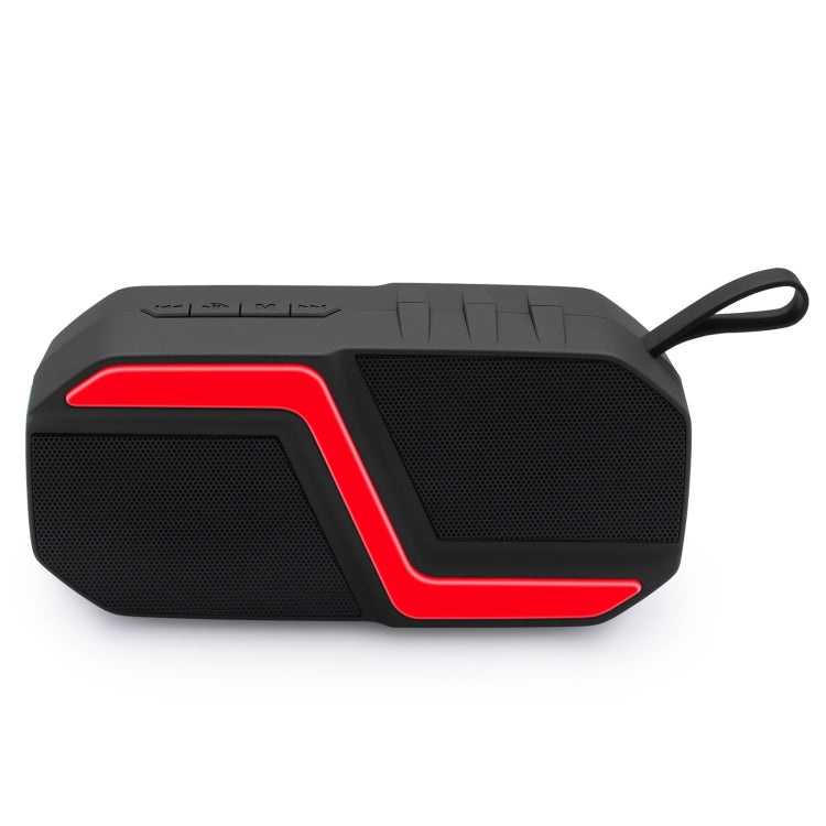 NewRixing NR-5019 Outdoor Portable Bluetooth Speaker, Support Hands-free Call / TF Card / FM / U Disk(Red) - free shipping - PMC Jewellery - Order now!