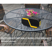 NewRixing NR-5019 Outdoor Portable Bluetooth Speaker, Support Hands-free Call / TF Card / FM / U Disk(Green)