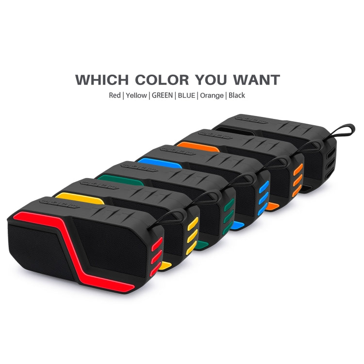 NewRixing NR-5019 Outdoor Portable Bluetooth Speaker, Support Hands-free Call / TF Card / FM / U Disk(Green)