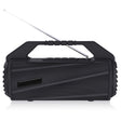 NewRixing NR-4025FM Outdoor Splash-proof Water Portable Bluetooth Speaker, Support Hands-free Call / TF Card / FM / U Disk(Black) - free shipping - PMC Jewellery - Order now!