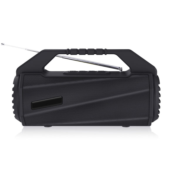 NewRixing NR-4025FM Outdoor Splash-proof Water Portable Bluetooth Speaker, Support Hands-free Call / TF Card / FM / U Disk(Black)