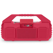 NewRixing NR-4025FM Outdoor Splash-proof Water Portable Bluetooth Speaker, Support Hands-free Call / TF Card / FM / U Disk(Red)