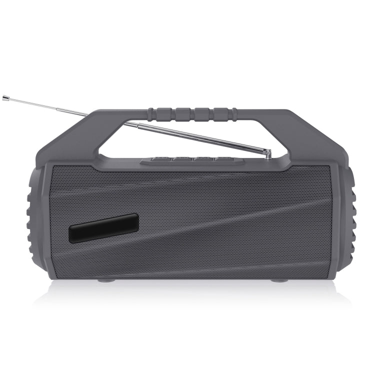 NewRixing NR-4025FM Outdoor Splash-proof Water Portable Bluetooth Speaker, Support Hands-free Call / TF Card / FM / U Disk(Grey)