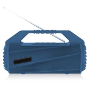 NewRixing NR-4025FM Outdoor Splash-proof Water Portable Bluetooth Speaker, Support Hands-free Call / TF Card / FM / U Disk(Blue)