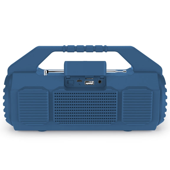 NewRixing NR-4025FM Outdoor Splash-proof Water Portable Bluetooth Speaker, Support Hands-free Call / TF Card / FM / U Disk(Blue)