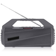 NewRixing NR-4025FM with Screen Outdoor Splash-proof Water Portable Bluetooth Speaker, Support Hands-free Call / TF Card / FM / U Disk(Grey)
