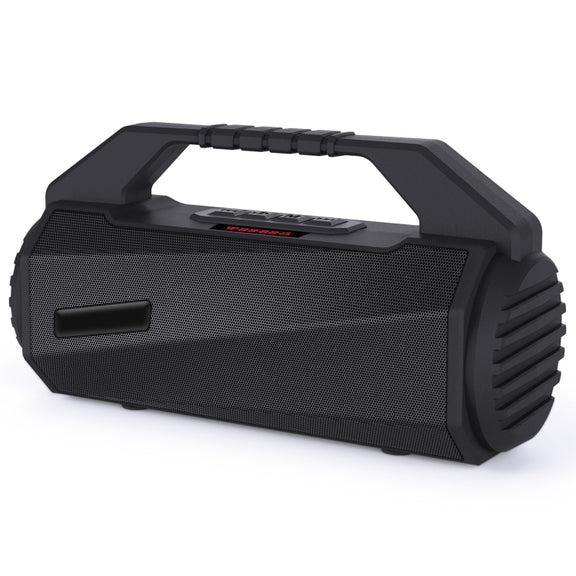 NewRixing NR-4025P with Screen Outdoor Splash-proof Water Portable Bluetooth Speaker, Support Hands-free Call / TF Card / FM / U Disk(Black)