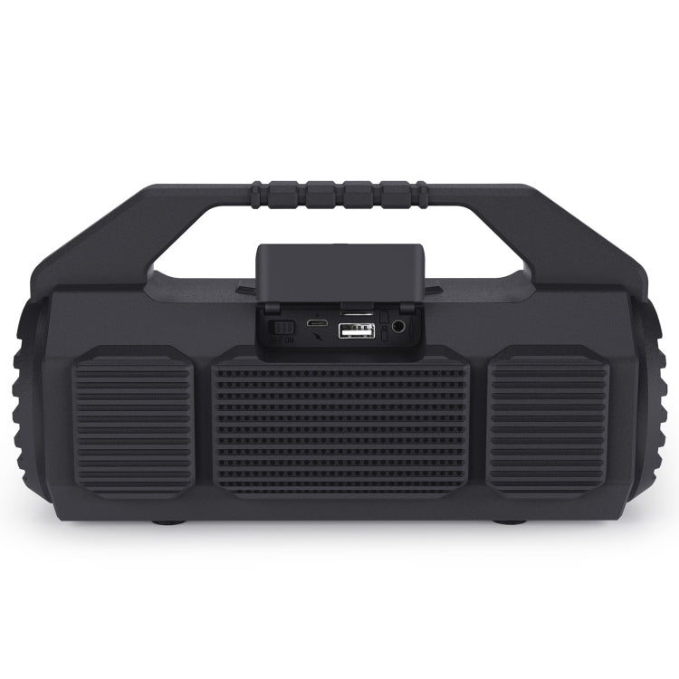 NewRixing NR-4025P with Screen Outdoor Splash-proof Water Portable Bluetooth Speaker, Support Hands-free Call / TF Card / FM / U Disk(Black) - free shipping - PMC Jewellery - Order now!