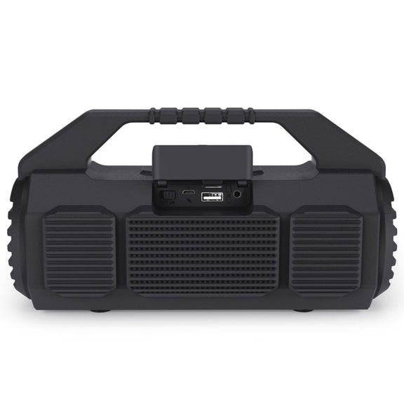 NewRixing NR-4025P with Screen Outdoor Splash-proof Water Portable Bluetooth Speaker, Support Hands-free Call / TF Card / FM / U Disk(Black)