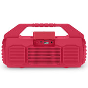 NewRixing NR-4025P with Screen Outdoor Splash-proof Water Portable Bluetooth Speaker, Support Hands-free Call / TF Card / FM / U Disk(Red)