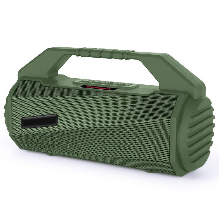NewRixing NR-4025P with Screen Outdoor Splash-proof Water Portable Bluetooth Speaker, Support Hands-free Call / TF Card / FM / U Disk(Green)