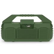 NewRixing NR-4025P with Screen Outdoor Splash-proof Water Portable Bluetooth Speaker, Support Hands-free Call / TF Card / FM / U Disk(Green)
