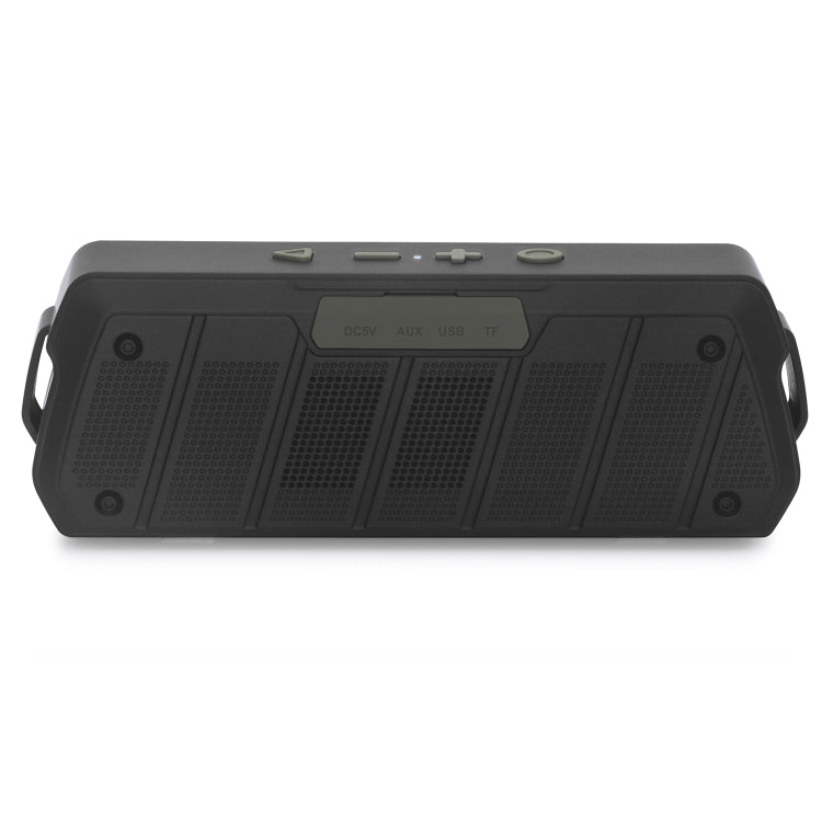 NewRixing NR-5000 IPX5 High Fidelity Bluetooth Speaker, Support Hands-free Call / TF Card / FM / U Disk(Grey) - free shipping - PMC Jewellery - Order now!