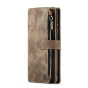 For Samsung Galaxy A52 5G / 4G CaseMe-C30 PU + TPU Multifunctional Horizontal Flip Leather Case with Holder & Card Slot & Wallet & Zipper Pocket(Brown)
