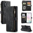 For Samsung Galaxy Note10+ CaseMe-C30 PU + TPU Multifunctional Horizontal Flip Leather Case with Holder & Card Slot & Wallet & Zipper Pocket(Black) - free shipping - PMC Jewellery - Order now!