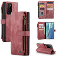 For Samsung Galaxy Note20 Ultra CaseMe-C30 PU + TPU Multifunctional Horizontal Flip Leather Case with Holder & Card Slot & Wallet & Zipper Pocket(Red) - free shipping - PMC Jewellery - Order now!