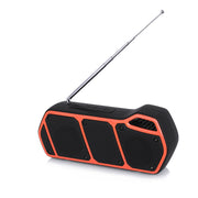 NewRixing NR-5011fm Outdoor Portable Bluetooth Speakerr, Support Hands-free Call / TF Card / FM / U Disk(Orange)