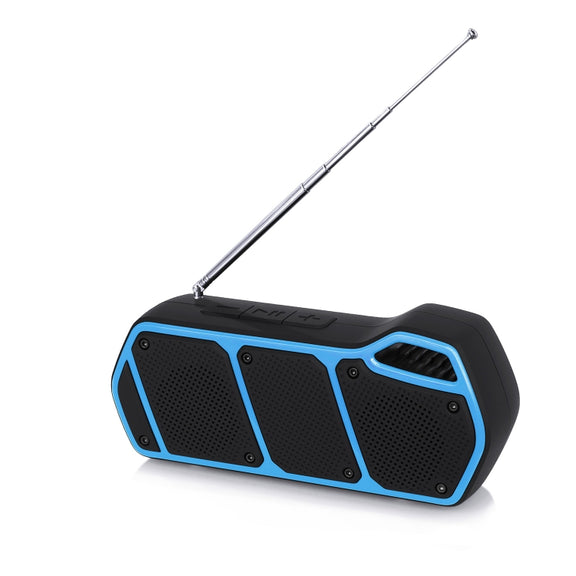 NewRixing NR-5011fm Outdoor Portable Bluetooth Speakerr, Support Hands-free Call / TF Card / FM / U Disk(Blue)