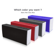 NewRixing NR-5012 Desktop Plating Bluetooth Speakerr, Support Hands-free Call / TF Card / FM / U Disk(Blue)
