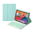 HK006 Square Keys Detachable Bluetooth Keyboard Leather Tablet Case with Holder for iPad mini 6(Mint Green) - free shipping - PMC TechLife - Order now!