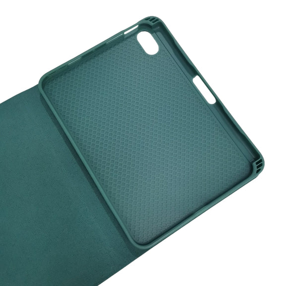 HK006 Square Keys Detachable Bluetooth Keyboard Leather Tablet Case with Holder for iPad mini 6(Mint Green)
