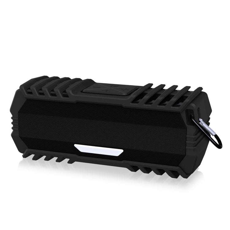 NewRixing NR-5015 Outdoor Portable Bluetooth Speakerr with Hook, Support Hands-free Call / TF Card / FM / U Disk(Black) - free shipping - PMC Jewellery - Order now!