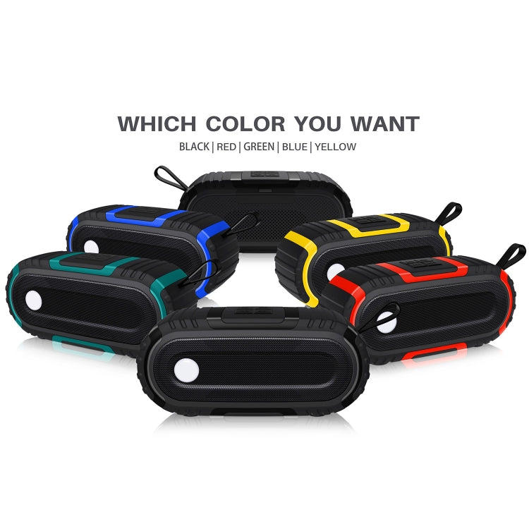 NewRixing NR-5016 Outdoor Splash-proof Water Bluetooth Speaker, Support Hands-free Call / TF Card / FM / U Disk(Yellow)