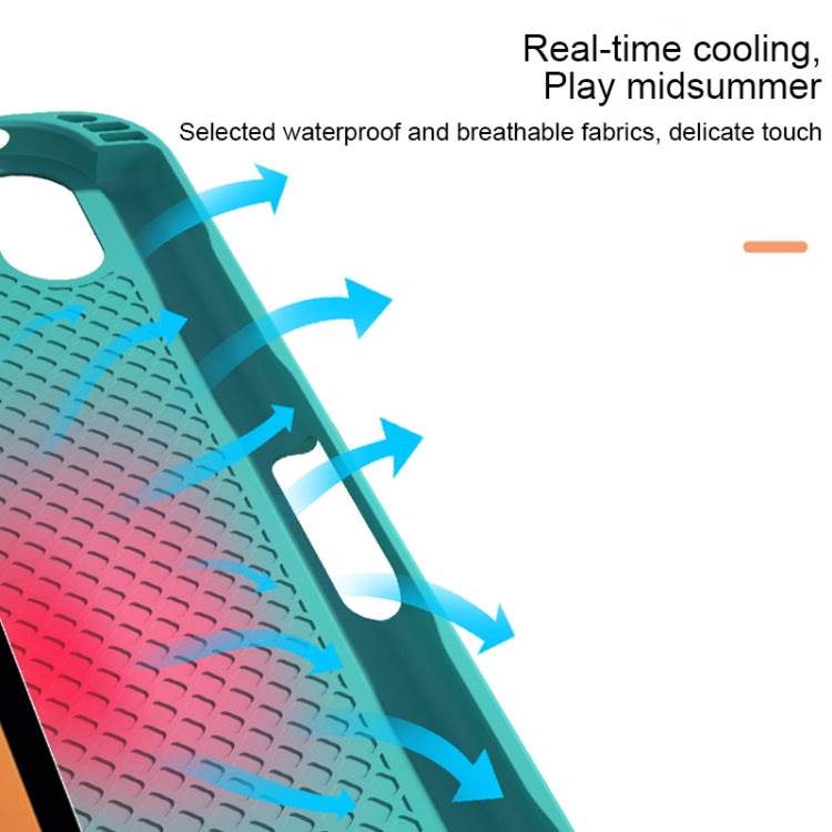 HY006D Round Keys Detachable Bluetooth Keyboard Leather Tablet Case with Colorful Backlight & Holder for iPad mini 6(Black) - For iPad mini by PMC TechLife | Online Shopping South Africa | PMC TechLife