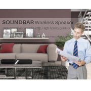 NewRixing NR-6017 Outdoor Portable Bluetooth Speaker, Support Hands-free Call / TF Card / FM / U Disk(Black)