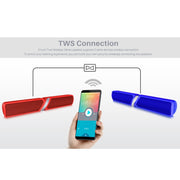 NewRixing NR-6017 Outdoor Portable Bluetooth Speaker, Support Hands-free Call / TF Card / FM / U Disk(Gray)