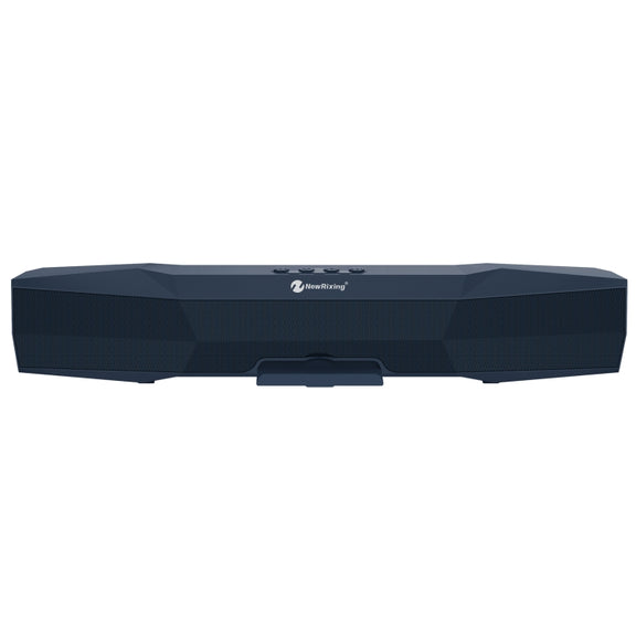 NewRixing NR-7011 Outdoor Portable Bluetooth Speaker with Phone Holder, Support Hands-free Call / TF Card / FM / U Disk(Blue)