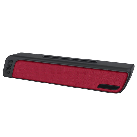 NewRixing NR-7018 Outdoor Portable Bluetooth Speaker with Phone Holder, Support Hands-free Call / TF Card / FM / U Disk(Red)